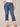 Blue Denim Absolution Skyrise Destroyed Scallop Hem V Yoke Barely Boot Plus Size Jean