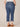 Blue Denim Absolution Skyrise Destroyed Scallop Hem V Yoke Barely Boot Plus Size Jean