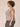 Heather Putty Extended Cap Sleeve Center Seaming Ribbed Funnel Neck Banded Hem Side Casing Plus Size Knit Top
