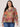 Flounce Blouson Sleeve Scoop Pintuck Neck Printed Plus Size Woven Top