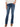 "Ab"solution High Rise Blue Denim Pull On Itty Bitty Boot Glider Jeans