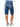 Absolution High Rise Raw Hem Distressed Blue Denim Sustainable Bermuda Shorts