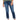 "Ab"solution Cuffed Blue Denim Petite Girlfriend Jeans 