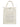 Democracy Script Natural Off White Drawstring Canvas Tote Bag