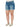 "Ab"solution High Rise Vintage Blue Denim Fray Hem Plus Size Shorts 