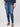 Absolution Plus Size Booty Lift Blue Jeggings Stretch Denim Skinny Jegging Jeans