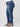 Absolution Plus Size Booty Lift Blue Jeggings Stretch Denim Skinny Jegging Jeans