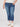 Plus Size Blue "Ab"solution Ankle Crop Jean