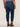 "Ab"solution Blue Artisanal Denim High Rise Ankle Length Skinny Jeans