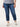 "Ab"solution Blue Denim Cuffed Plus Size Girlfriend Jeans