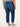 "Ab"solution Blue Denim Cuffed Plus Size Girlfriend Jeans